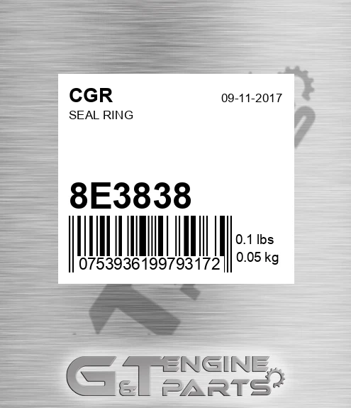 8E3838 Seal Ring