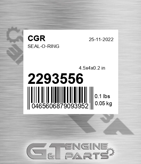 2293556 CGR Seal-o-ring