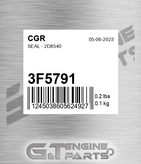 3F5791 Seal - 2d8540