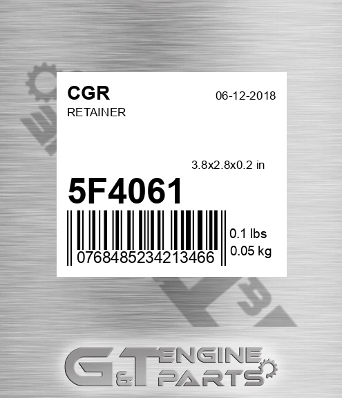 5F4061 Retainer