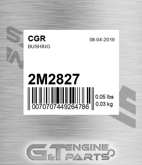 2M2827 CGR Bushing