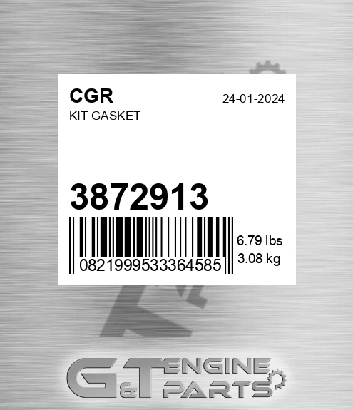 3872913 Kit Gasket