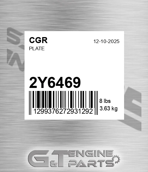 2Y6469 Plate