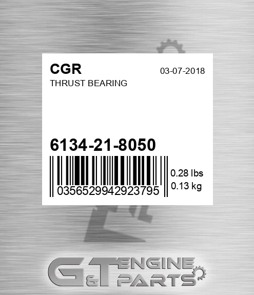 6134-21-8050 Thrust Bearing
