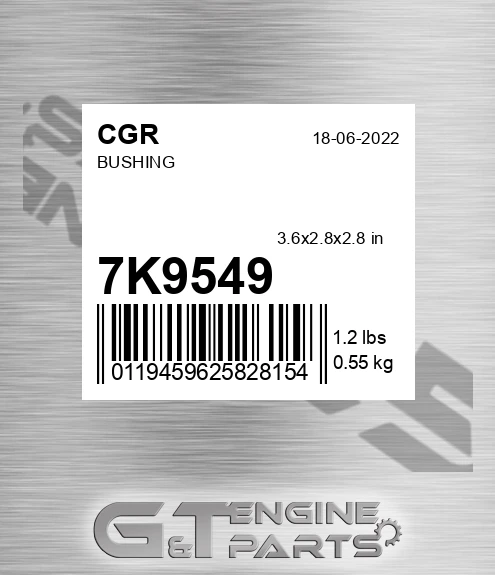 7K9549 Bushing