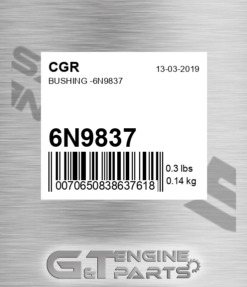 6N9837 CGR Bushing -