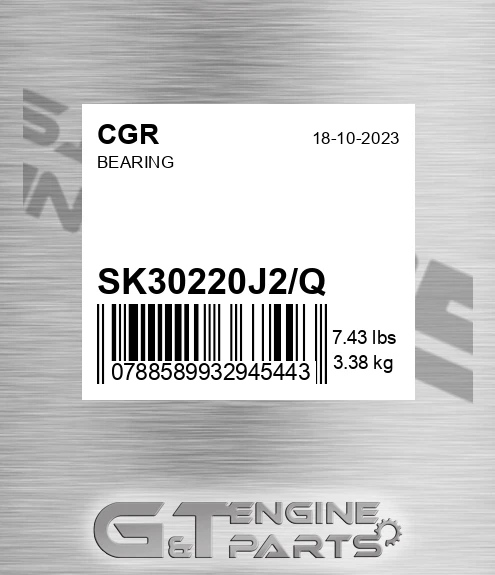SK30220J2/Q Bearing