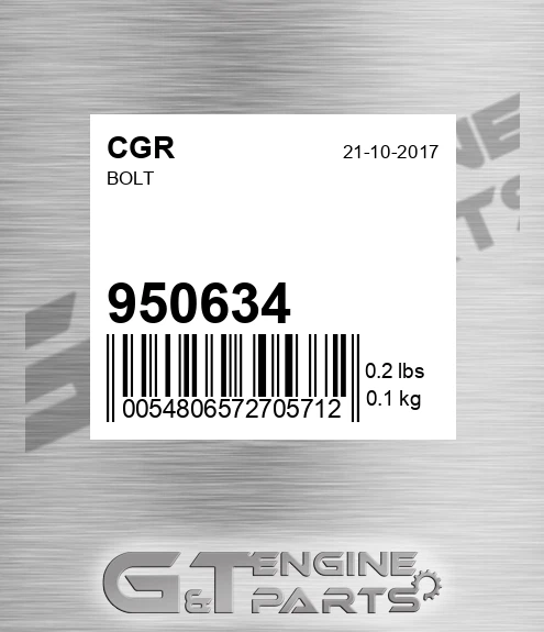 950634 Bolt