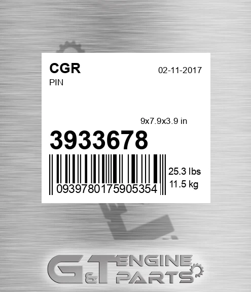 3933678 CGR Pin