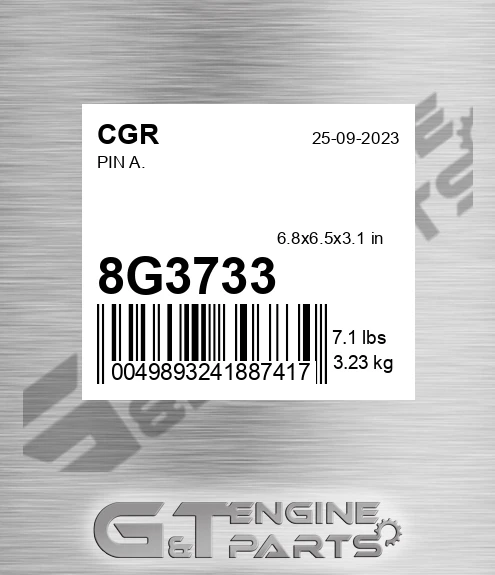8G3733 Pin A. for CGR
