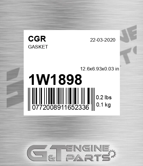 1W1898 Gasket
