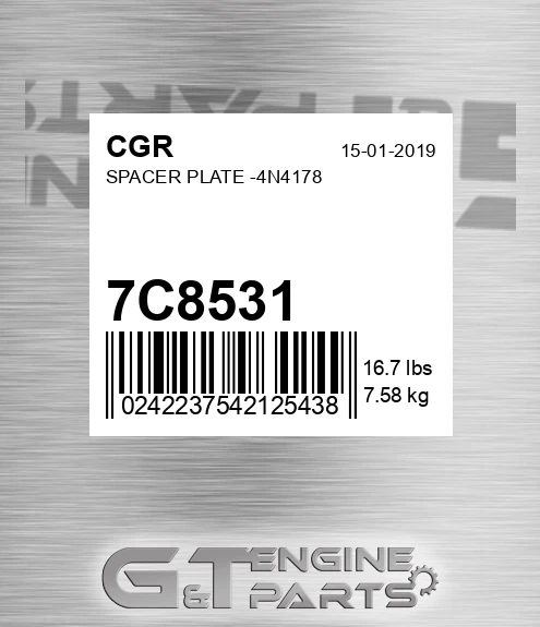 7C8531 Spacer Plate -4n4178