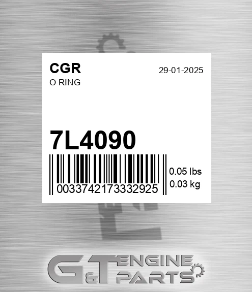 7L4090 O Ring