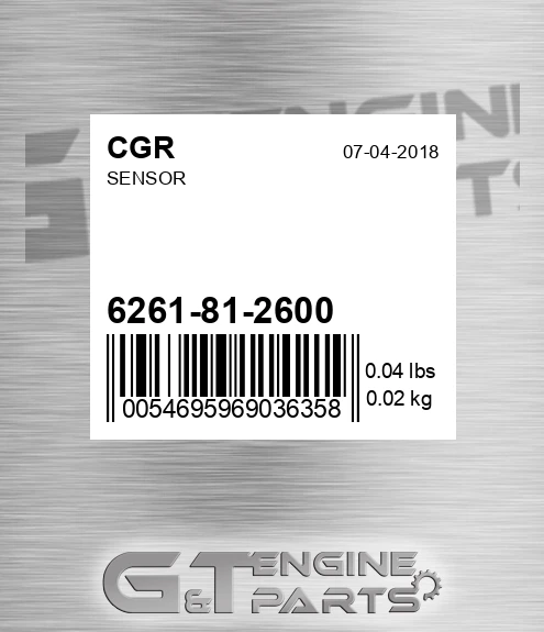 6261-81-2600 Sensor