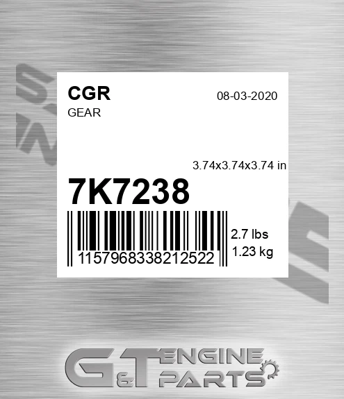 7K7238 CGR Gear