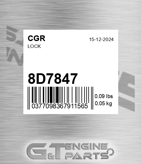 8D7847 Lock