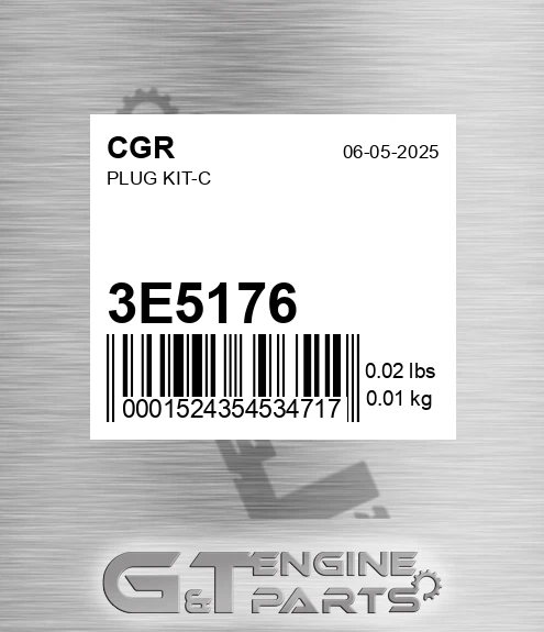 3E5176 CGR Plug Kit-c