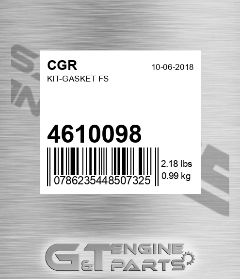 4610098 Kit-gasket Fs