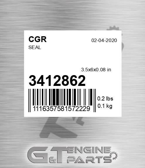 3412862 CGR Seal