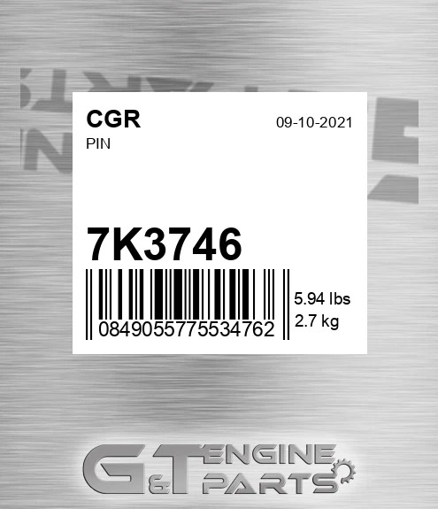 7K3746 CGR Pin