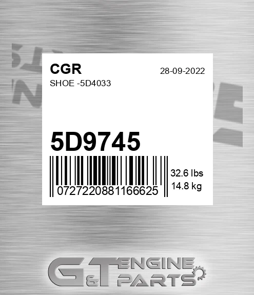 5D9745 Shoe -5d4033