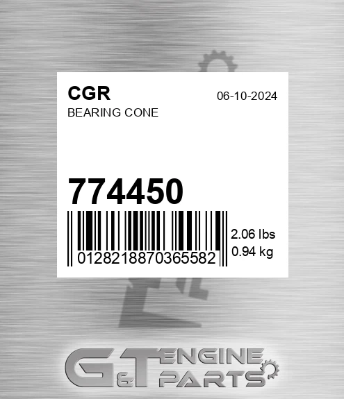 774450 CGR Bearing Cone