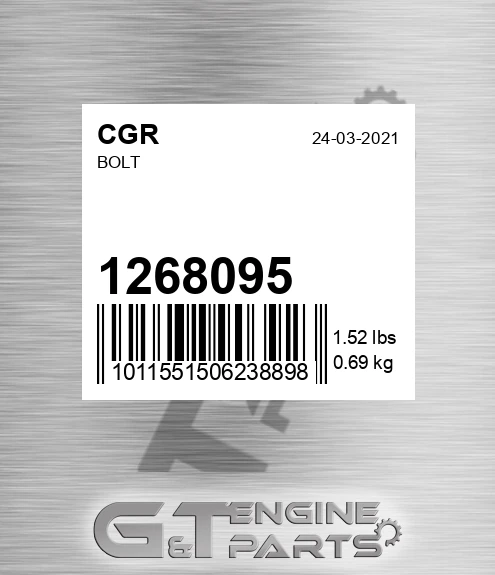 1268095 CGR Bolt