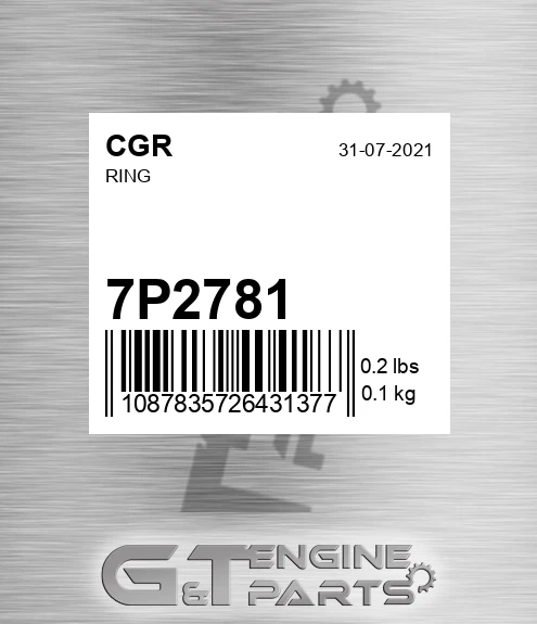 7P2781 CGR Ring