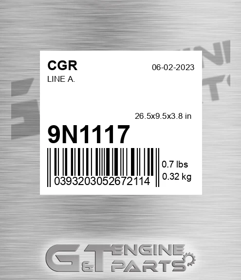 9N1117 CGR Line A.