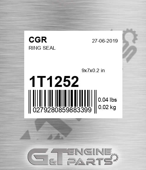 1T1252 Ring Seal for CGR