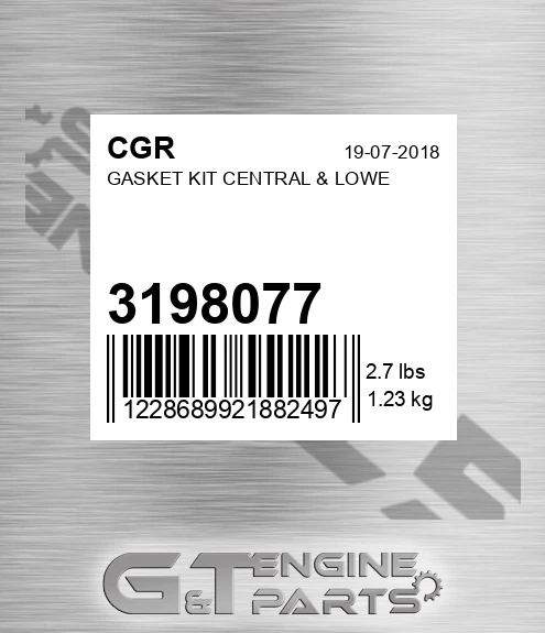 3198077 Gasket Kit Central & Lowe