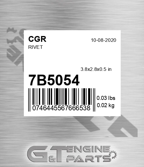 7B5054 CGR Rivet
