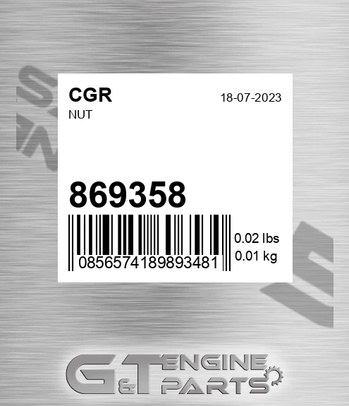 869358 CGR Nut