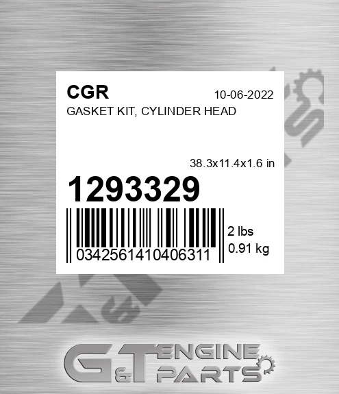 1293329 Gasket Kit, Cylinder Head