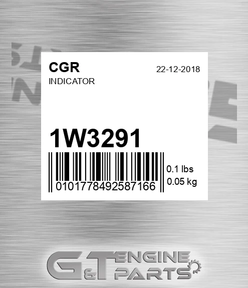 1W3291 Indicator for CGR