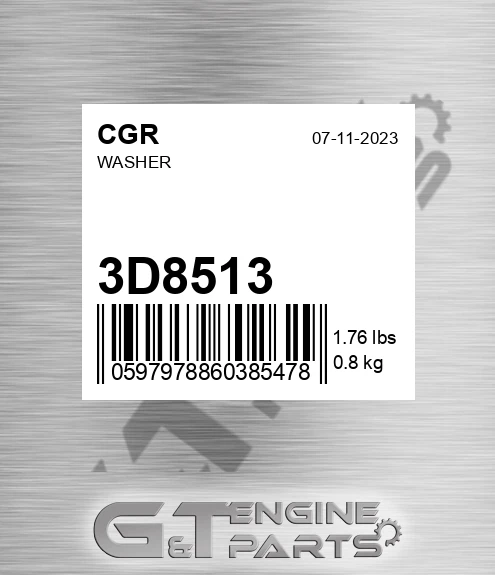 3D8513 Washer