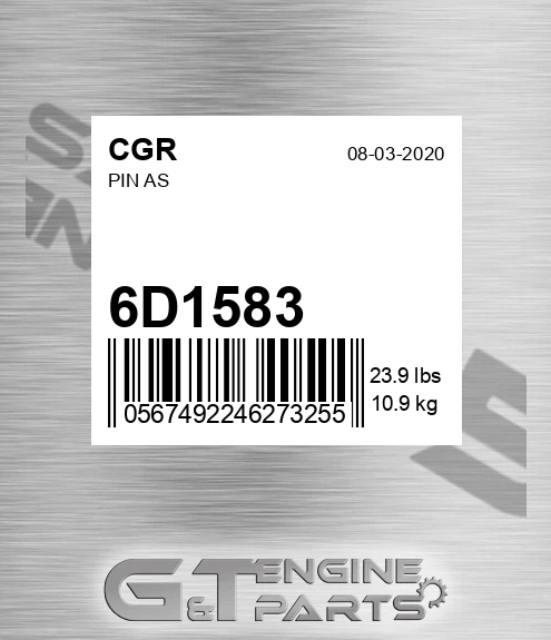 6D1583 CGR Pin As
