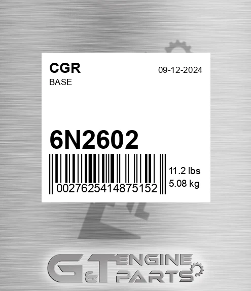 6N2602 CGR Base