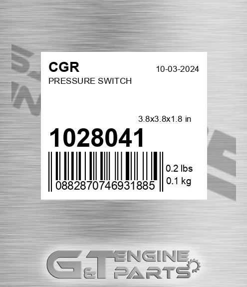 1028041 Pressure Switch