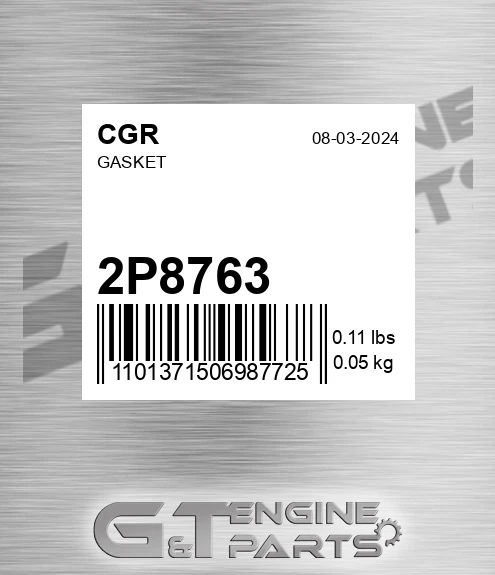 2P8763 Gasket
