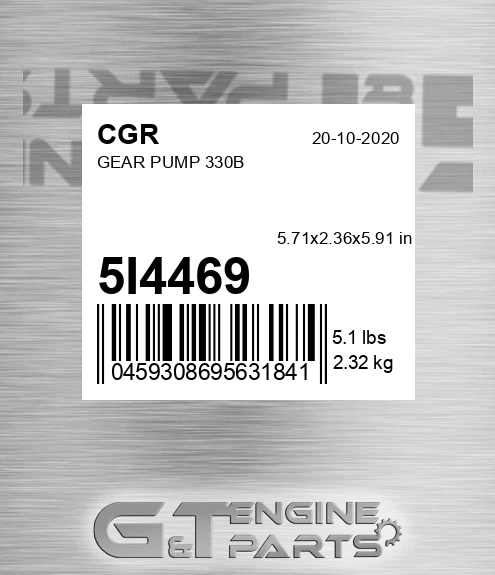 5I4469 CGR Gear Pump 330b