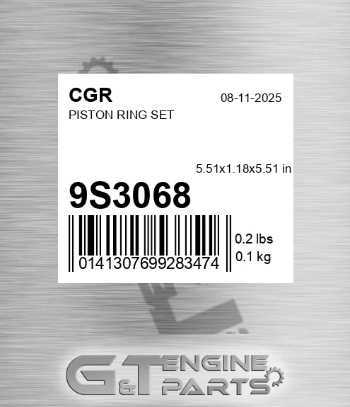 9S3068 CGR Piston Ring Set