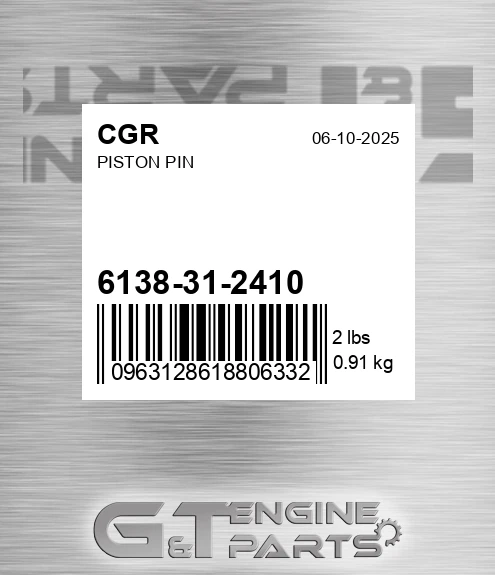 6138-31-2410 Piston Pin