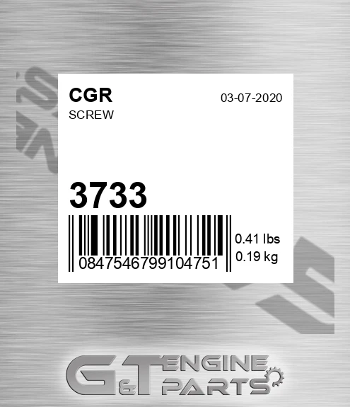3733 Screw
