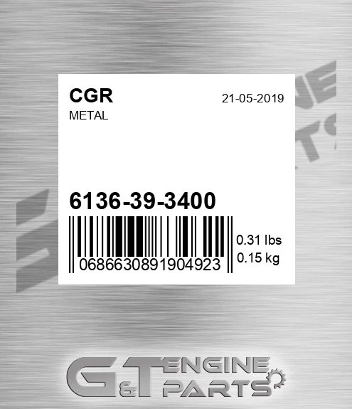 6136-39-3400 Metal for CGR
