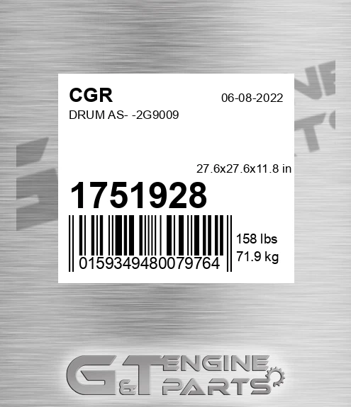 1751928 CGR Drum As- -2g9009