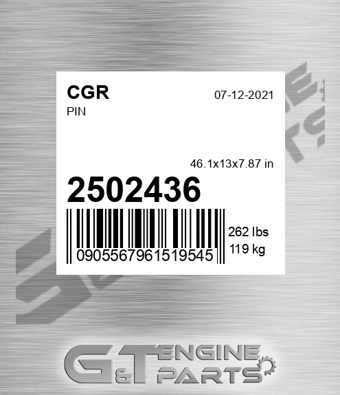 2502436 CGR Pin