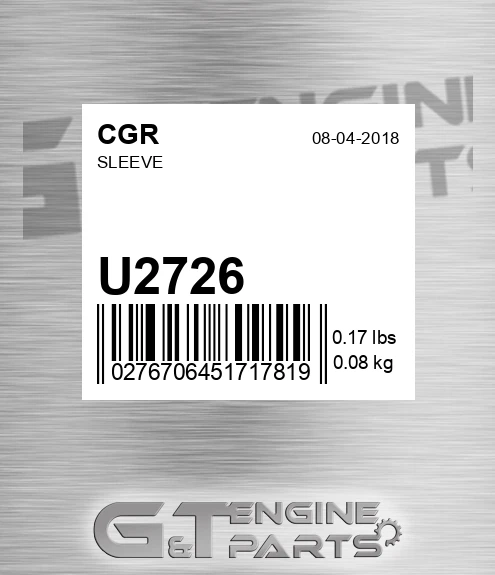 U2726 Sleeve