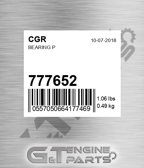 777652 Bearing P