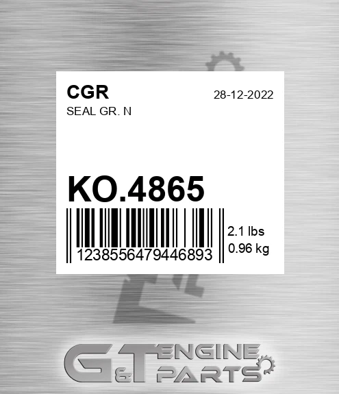 KO.4865 Seal Gr. N